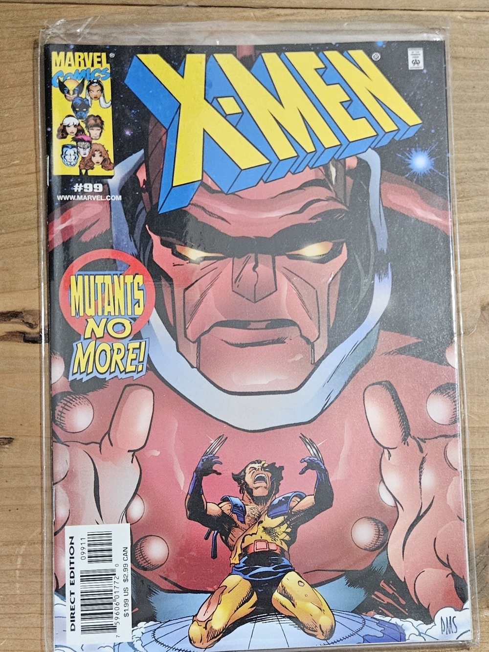 X-Men #99 Mutants No More High Evolutionary Marvel Comics 2000 Paul Smith Cover